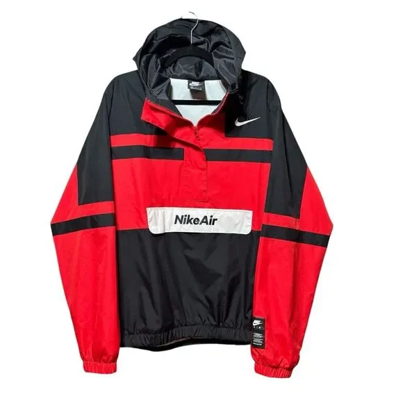 Nike Air- Colorblock Hooded Pullover Windbreaker- Sz. M - Picture 2 of 12